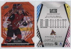 2022-23 Upper Deck Allure Orange Slice Die-Cut Clayton Keller #86