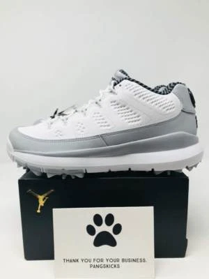 Nike Air Jordan 9 Retro Golf "Barones" Blanco Gris 833798-103 Talla 8 Foto 1 de 4