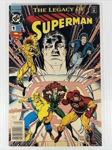 Legacy of Superman #1 Art Adams 1. App. Auron (James Harper) Kiosk DC 1993 - Bild 1 von 4