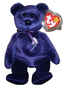 Ty Beanie Baby - PRINCESS Diana Bear 1997 Retired MWMTs Stuffed Animal Toy - Picture 1 of 6