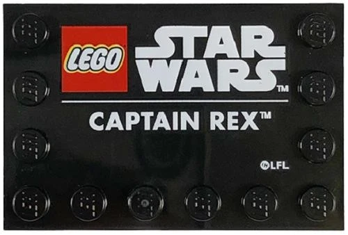 LEGO 1x CAPTAIN REX HELMET TILE Part #6180pb164 New from set 75349 - Image 1 of 1