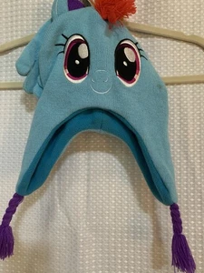 My Little Pony Rainbow Dash Kids Winter Hat OSFM Gloves - Picture 1 of 6