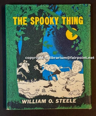 The Spooky Thing by William O. Steele & Ill. by Paul Coker, G/VG HC/DJ, EX-LIB - Image 1 of 4