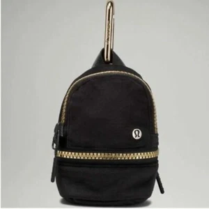 Lululemon City Adventurer Rucksack Nano Schwarz/Gold Neu mit Etikett - Bild 1 von 6