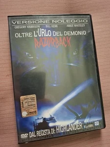 Razorback DVD Oltre L'urlo del Demonio Horror Fuori Catalogo - Picture 1 of 2