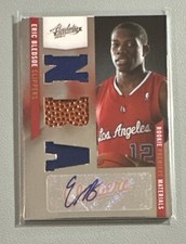 2010-11 Panini Absolute Rookie Dual Jersey Ball Autograph ERIC BLEDSOE 124/499