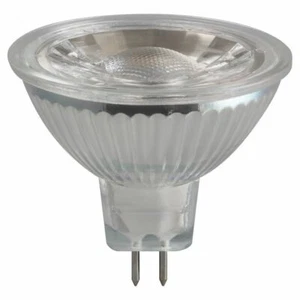 2 X LED Glass Reflector Spot Light Bulb 5W MR16 Warm White 2700K Crompton 14855 - Picture 1 of 3