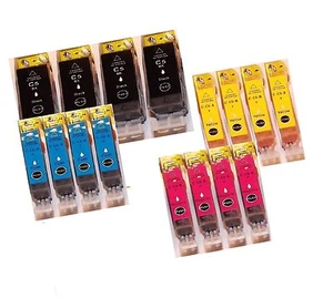 16x Druckerpatronen für Canon PIXMA IP5200 IP5300 MP970 IP4500X IP4200X mit chip - Bild 1 von 1