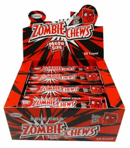 Zombie Mastica Uva Agria 28g x 60 Golosinas de Halloween Favores de Fiesta Caramelos Buffet - Imagen 1 de 3