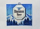 Vintage 1970s blue Duquesne Brewing Co Pittsburgh Bavarian beer bottle label