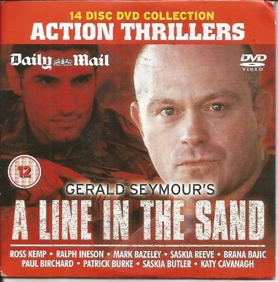 A LINE IN THE SAND - ROSS KEMP - ACTION THRILLERS - MAIL PROMO DVD - Image 1 of 2