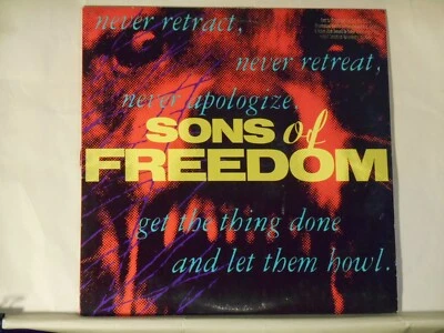 Sons of Freedom- s/t (1988) Slash – 92 57551 Vinyl LP EX/VG+ - Image 1 of 4