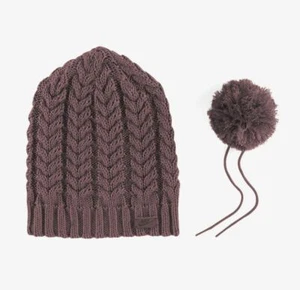 Women's Nike Knit Beanie With Removable Pom $32 - Picture 1 of 5