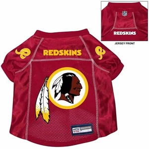 WASHINGTON REDSKINS DOG CAT PREMIUM JERSEY ALTERNATE w/ NAME TAG CHOOSE SIZE - Picture 1 of 1