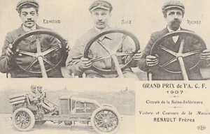 CP Repro 194 Grand Prix A.C.F. 1907 Voiture & Coureurs de la Maison Renault - Picture 1 of 2
