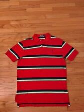 Polo By Ralph Lauren Vintage Men's Striped Cotton Shirt Size M