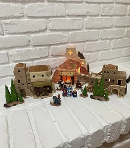 Dept 56 Heritage Village Collection LITTLE TOWN OF BETHLEHEM 10pc NATIVITY Set - Picture 1 of 10