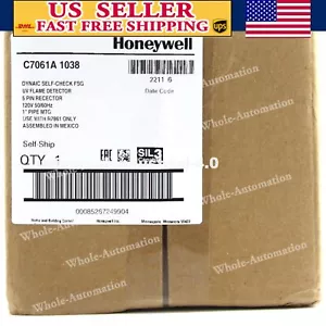 Honeywell C7061A1038 C7061A1038 UV Flame Detector NEW - Picture 1 of 13