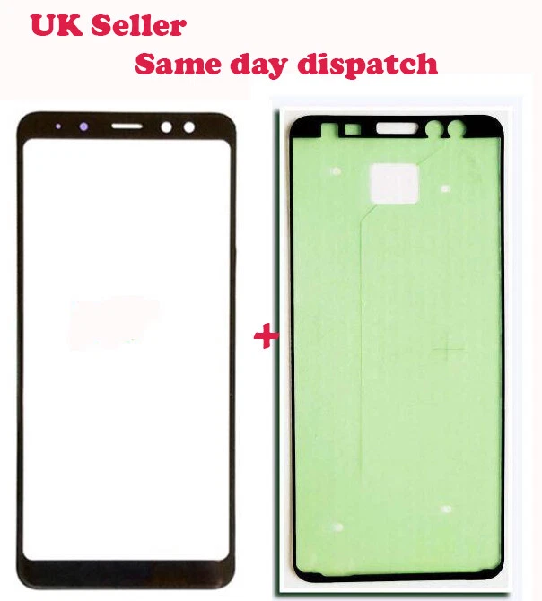 For Samsung Galaxy A530 A8 2018 Front Outer Glass Touch Screen Lens + adhesive — 第 1/1 张图片