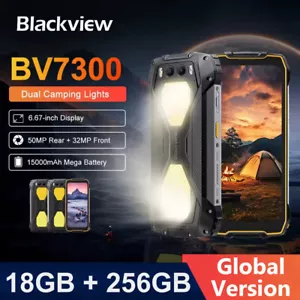 Global Version Blackview BV7300 Rugged Phone 15000mAh 45W Charge NFC Android 14 - Picture 1 of 10