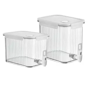 Iced Beverage Dispenser Leakproof Cold Drinks Juice Bucket kettle Lemonade Cans - Picture 1 of 15