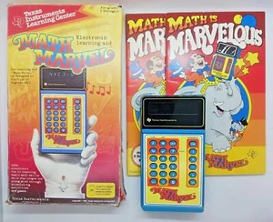 TI Texas Instruments Math Marvel (1980) - COMPLETE - VINTAGE RARE HTF!! w/ Box - Picture 1 of 5
