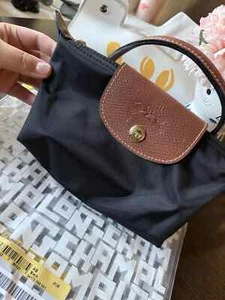 LONGCHAMP Le pliage Mini Bag Pouch In noir/black - Picture 1 of 5