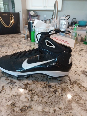 Arizona Cardinals #82 Mike Leach GAME WORN CLEATS Cover