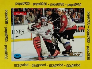 Patrick Roy, Colorado Avalanche, 1996, SkyBox Impact, stanley cup edition, #27 - Bild 1 von 3