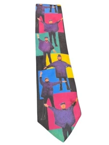 The Beatles Vintage Neck Tie 1997 Apple Corps / Ralph Marlin “Help” Graphic. - Picture 1 of 3