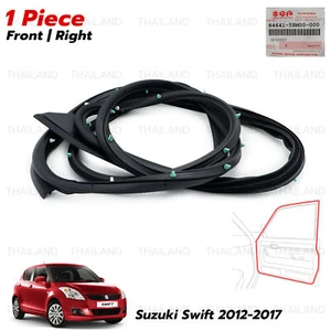 Sello de goma puerta delantera derecha viaje para Suzuki Swift GL GLX 2012 2017 - Imagen 1 de 10