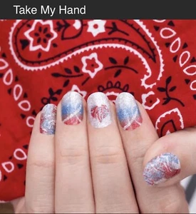 RETIRED: Take My Hand Color Street Design Dry Nail Polish Strips  - Picture 1 of 7