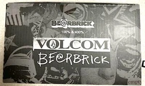 VOLCOM BE@RBRICK 100% & 400% Bearbrick Medicom Toy  - Picture 1 of 4
