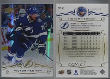 2018-19 Upper Deck Speckled Rainbow Foil Victor Hedman #413
