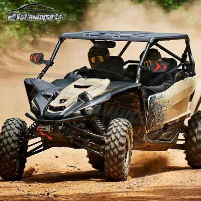 UTV Side Racing Mirrors Adjustable 1.75-2'' Clamp For Yamaha YXZ1000R 2016-2024 - Image 1 of 4