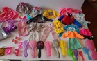 Huge  Lot Of Mattel Barbie Clothing Accessories  Vintage Dress Pants Brush Shoes