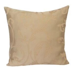 Drapery/Acrylic Leaves 20"x20" Cream Decorative/Throw Pillow Case/Cushion Cover