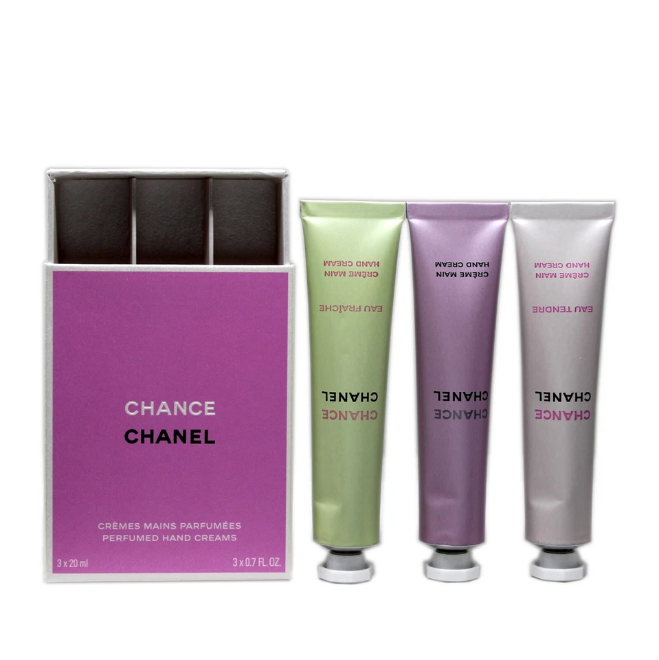 CHANEL CHANCE PERFUMED HAND CREAM 3X20 ML/3X0.7 FL.OZ. - Image 1 of 1