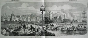 RISORGIMENTO:LIVORNO.SBARCO S.M.I. PRINC.NAPOLEONE.1859 - Foto 1 di 1