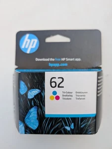HP 62 Cartouche d'encre - Tricolore (C2P06AE#301) - Afbeelding 1 van 2