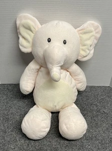 Kelly Toy Cuddle Pink Elephant 18" Plush with Rattle - Picture 1 of 3