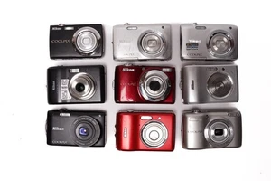 Lot of 9 cameras Nikon CoolPix - Picture 1 of 2