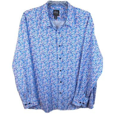 Jos. A. Bank Traveler's Collection Tailored Fit Button Up Shirt Men's 3X Stretch - Image 1 of 4