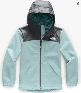 THE NORTH FACE Girls Warm Storm Jacket Windmill Blue Large $90 - NWT - Picture 1 of 4