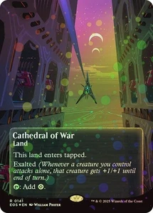 MTG - Cathedral of War - Galaxy Foil - Stellar Sights - Edge of Eternities - Bild 1 von 3