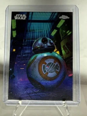 2025 Topps Chrome Star Wars BB-8 Kyber inserção de luz SP #KL-4 - Imagem 1 de 2
