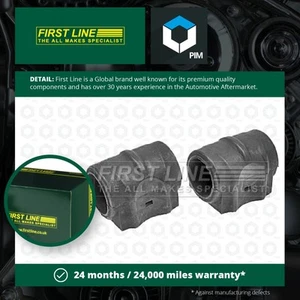 2x Anti Roll Bar Bush (pair) fits RANGE ROVER SPORT L320 4.2 Front 05 to 13 New - Picture 1 of 3