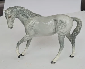 Vintage Beswick Spirit of Youth 2703 Grey Gloss Horse 1982-1989 DAMAGED EARS - Picture 1 of 13