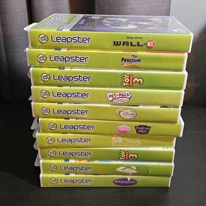 LeapFrog Leapster Game Bundle of 10 w/cases - Picture 1 of 15