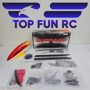 Outrage Helicopters KRGH 5001 FL CBA Flybarless Silver G5 No Electronics! - Picture 1 of 4